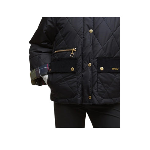 Barbour Piumino corto Piumino Donna Martha a rombi 10 - Francavilla Moda